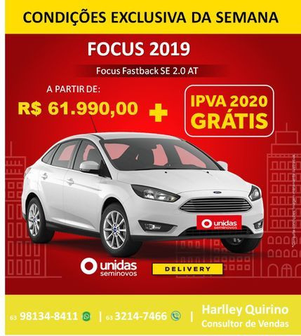 Ford Focus SE At 2.0 2019