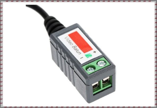 1 Par de Video Balun Passivo Cftv Conversor Utp Hd Ahd-tvi-cvi - Foto 2