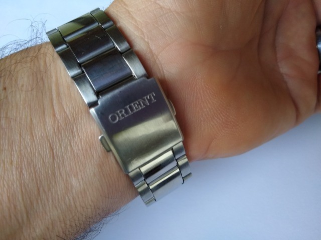 Relógio Orient automático kd raro 2 janelas perfeito  - Foto 4