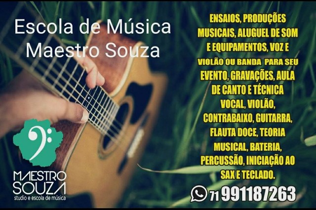 Aula de Canto - Music Art a melhor e mais completa escola de Música de  Salvador e Lauro de Freitas