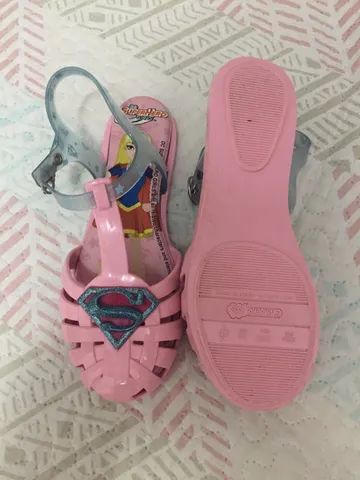 Sandália Infantil Super Girl Grendene - Foto 4