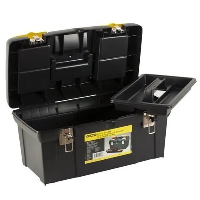 Caixa Maleta de Ferramentas PVC 19" Reforçada Com Fecho Metálico Stanley - Foto 3
