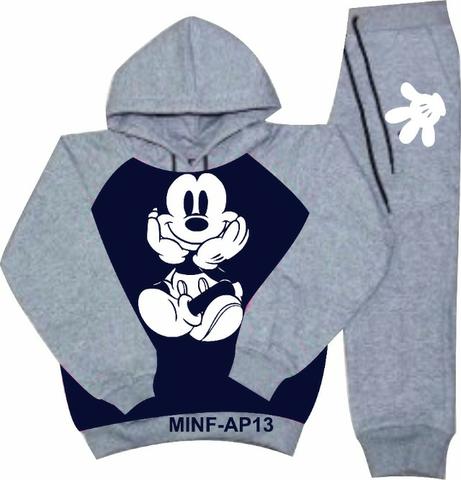 Conjunto de moletom ladybug e minie