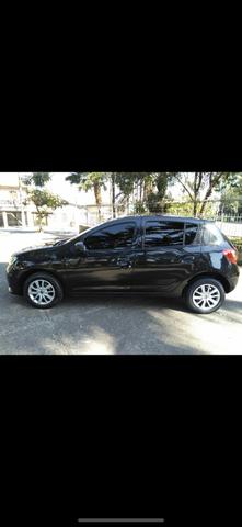 Sandero 1.0 Expression 2015 Preto - Foto 4