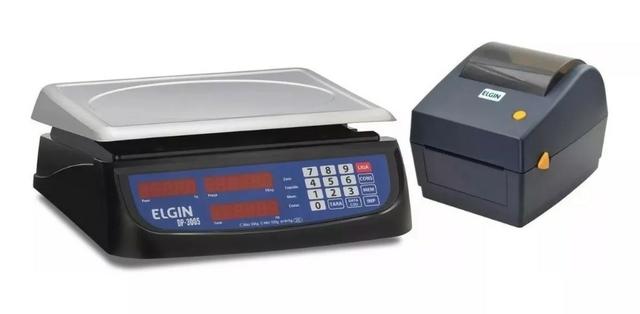 Kit Impressora Elgin 30kg Com Impressora De Etiquetas L42dt