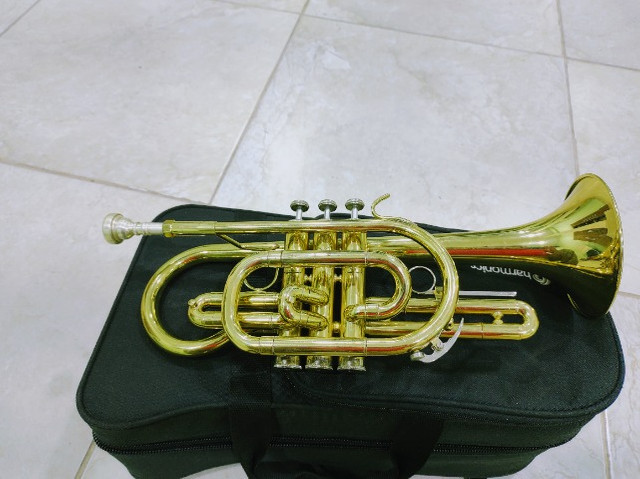 Trompete Cornet Laqueado Si Bemol Harmonics - Foto 2
