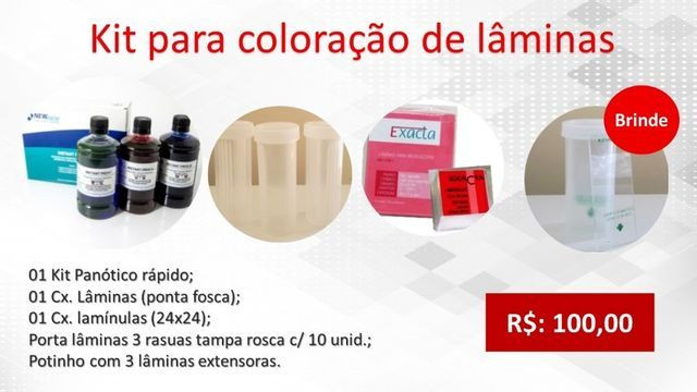 Kit Para Coloração De Lâminas