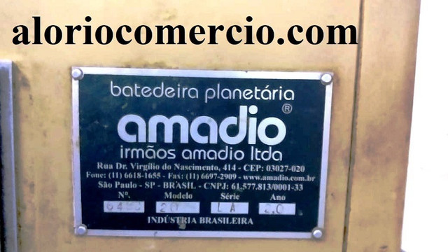 Batedeira Amadio 20 lts. Seminova - Foto 4
