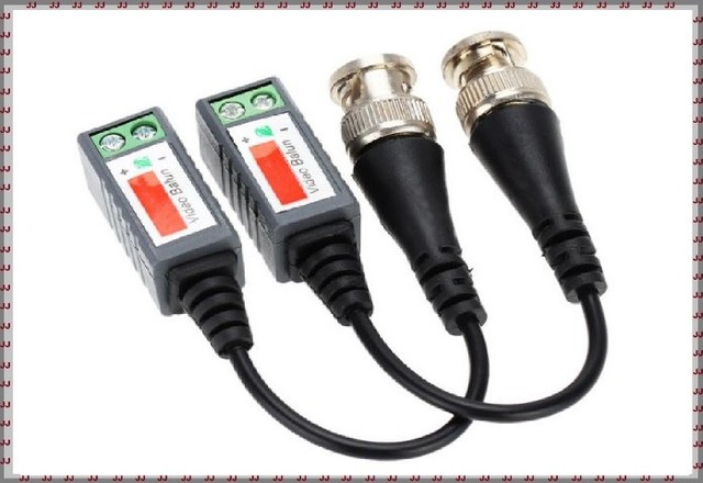 1 Par de Video Balun Passivo Cftv Conversor Utp Hd Ahd-tvi-cvi - Foto 4