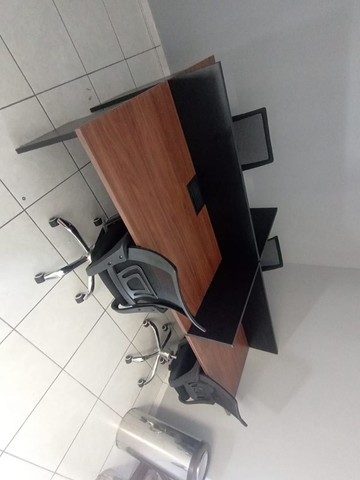 Estação de trabalho com 4 posições novas com caixa de tomadas **leia a descrição*** - Foto 3
