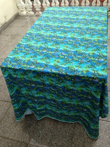 Tecido Pano Forro Lycra Praia Verão Estampada Palmeira 85%Poliamida 15%Elastano