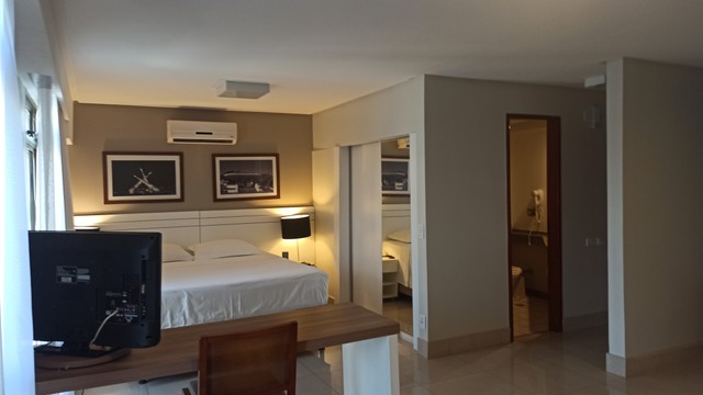 Apartamento 1 quarto mobiliado no Golden Tulip Setor Oeste - Goiânia - GO - Foto 5