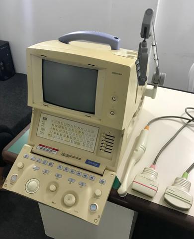 Aparelho de ultrassonografia portátil toshiba