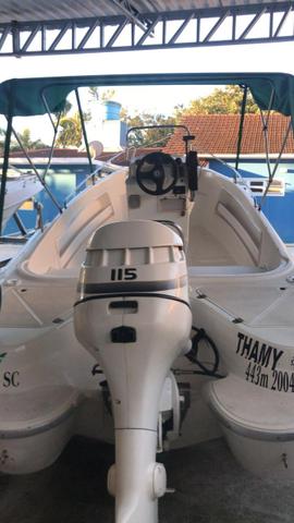 BARBADA Arvoredo Parcel 16 + Evinrude 115 injetado - Foto 2