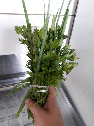 Cheiro Verde e alface orgânica