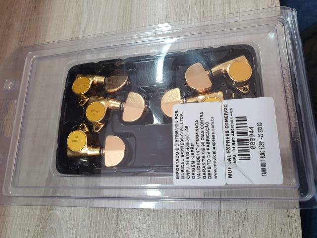Tarrachas Gotoh Les Paul/Violão - Douradas - TOP!! - Foto 2