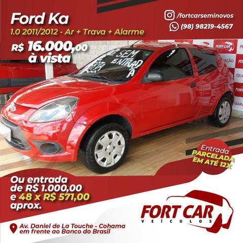 Ka, 2012, com ar, 1mil de entrada, 48x 571