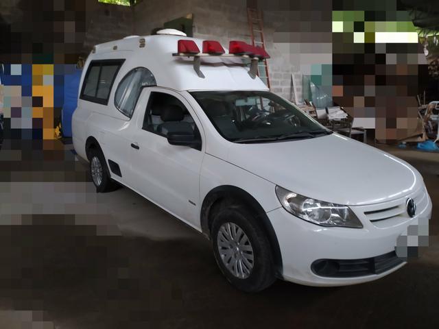 Vw Saveiro ambulância 2011. Barato