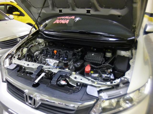 Civic lxs 1.8 16v flex automática 2013/2014 prata - Foto 5