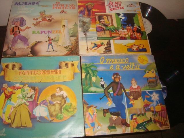Infantil, Lote com 40 Lps vinil, Historinhas. - Foto 2