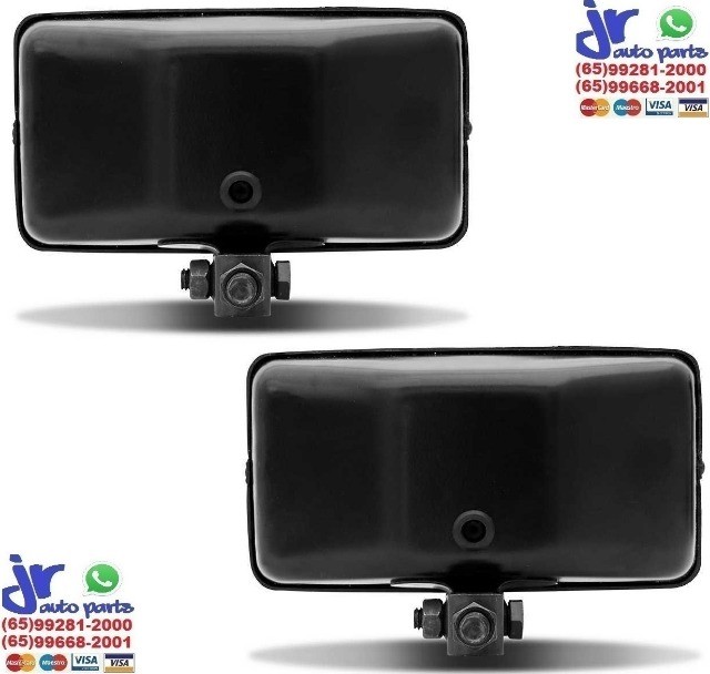 Kit Farol Milha Retangular Universal Auxiliar Neblina  - Foto 5
