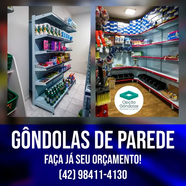 Gôndolas de Parede Novas