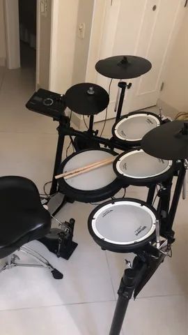 Bateria Eletrônica Roland Td17kvV-Drums Semi-nova - Foto 5