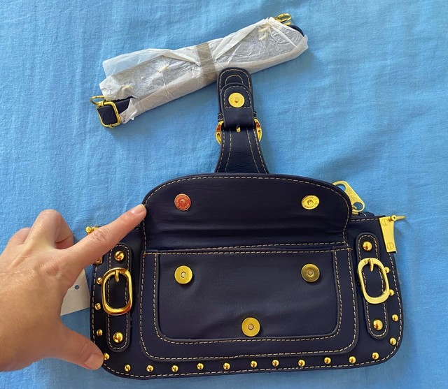 Clutch azul marinho  - Foto 4