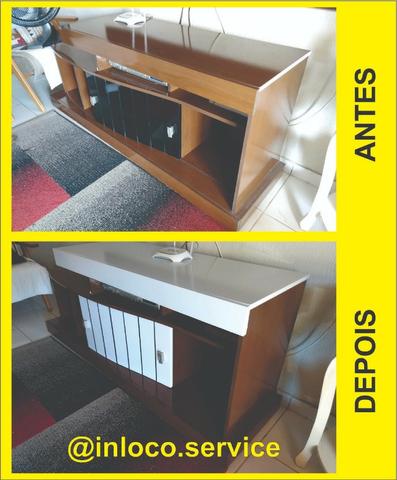 Envelopamento de Mesa, Móveis, Portas e Paredes - Foto 6