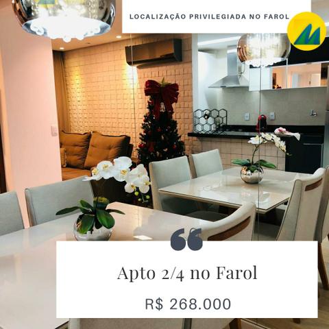 2/4 no farol, excelente localização