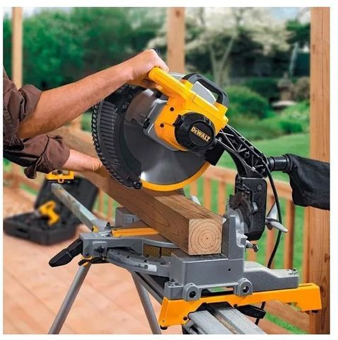 Serra Esquadria 12" 1600W 220V Dewalt Dw715 Madeira Aluminio - Foto 5