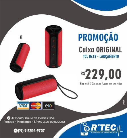 Caixa de som TCL BS12 Nova