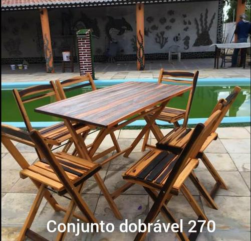 Conjunto de mesas c/ cadeiras - Foto 4