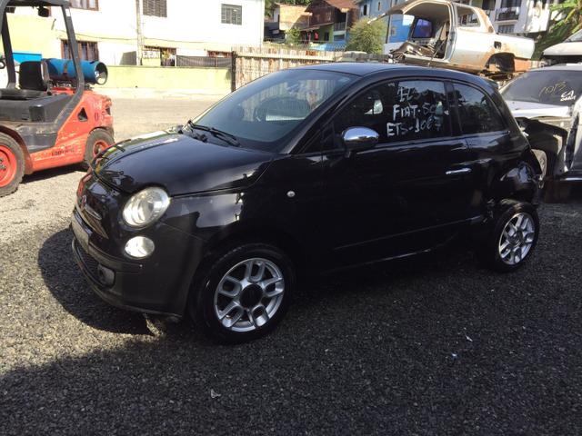 Sucata Fiat 500 dualogic 1.4 16v bancos de couro - Foto 2