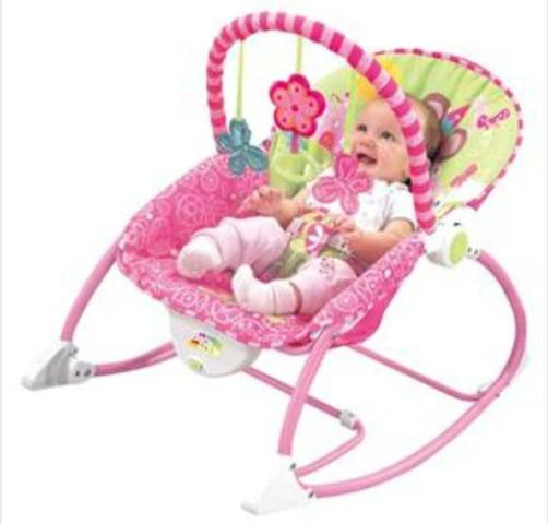 Cadeira de Descanso bebê Vibratória Princesas - Baby Style