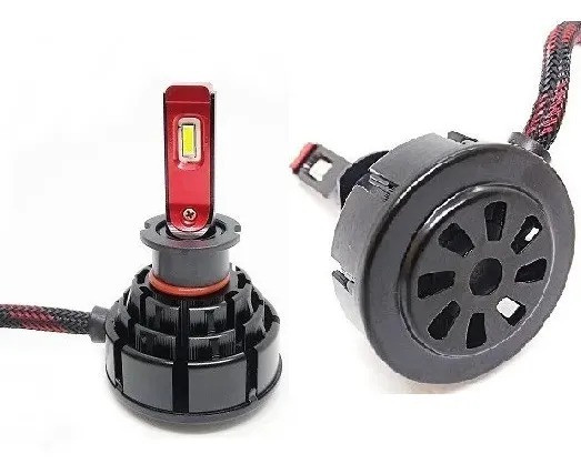 Lâmpadas Super Led Z1 9000 Lumens H1 / H3 / H4 / H7 / H11 / Hb3 / H27 - Foto 2