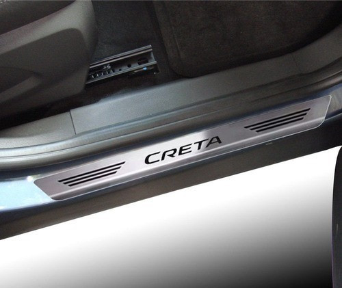 Soleira Aço Inox Hyundai Creta 2017 à 2021 - Fácil Instalação - Foto 2