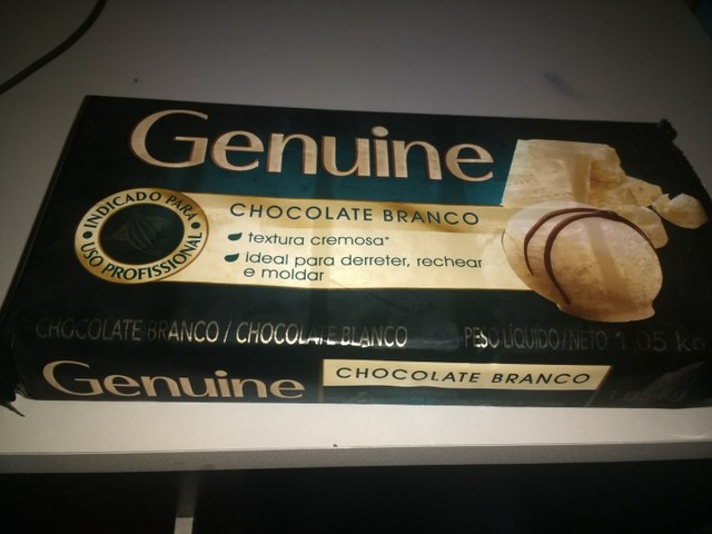 Chocolate branco profissional genuine