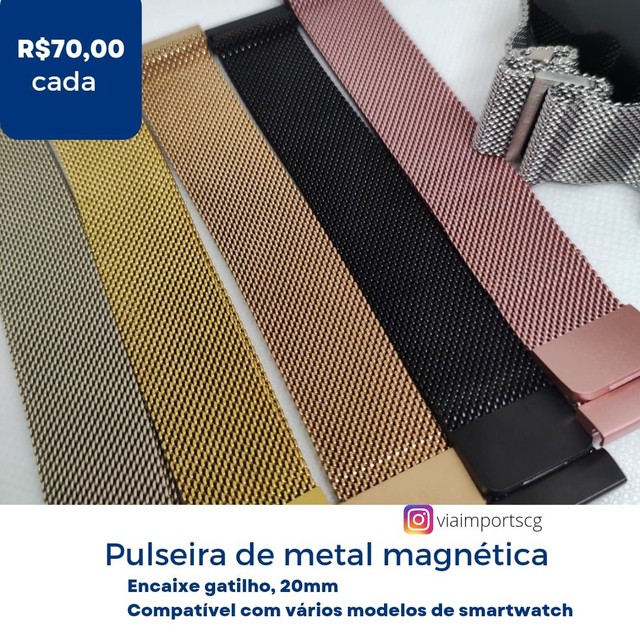 Pulseira Magnética para Amazfit Bip - Foto 2