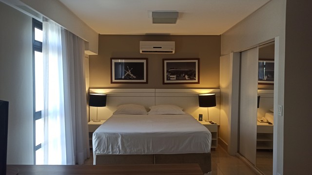 Apartamento 1 quarto mobiliado no Golden Tulip Setor Oeste - Goiânia - GO - Foto 3