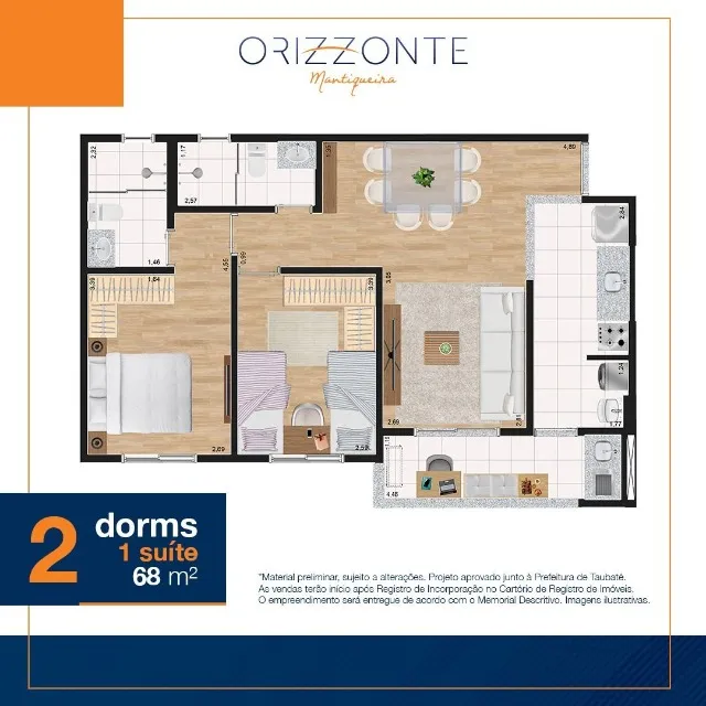 Orizzonte Mantiqueira = melhor custo benefício de Taubaté.