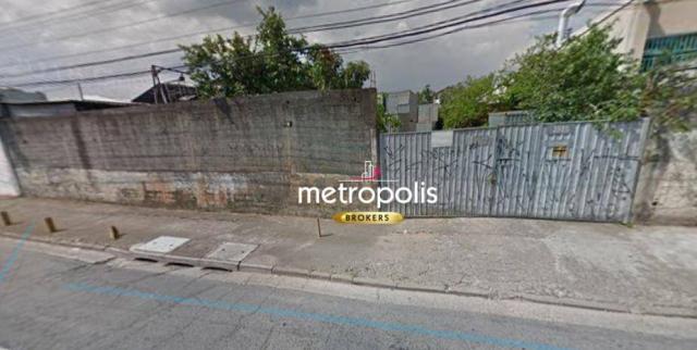 Terreno à venda, 1218 m² por r$ 2.400.000,00 - jardim são caetano - são caetano do sul/sp