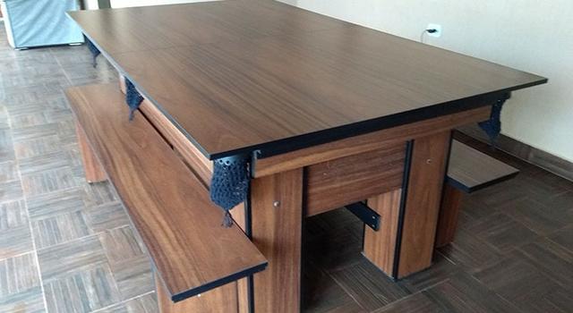 Mesa de Bilhar | Sinuca | Pebolim | Carteado | Jantar | Comercial Mod fd851415 - Foto 3