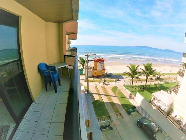 Frente ao mar, linda vista. 2 quartos, suíte, ar, wifi, churrasqueira, gar. KK 303 - Foto 8