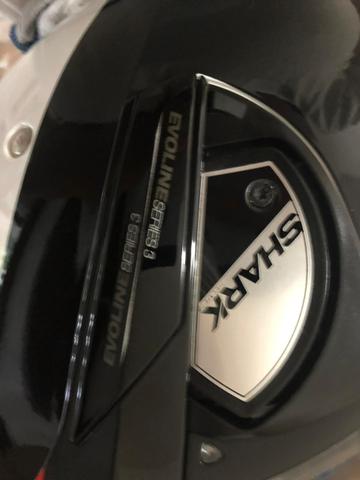 Vendo capacete Shark Evoline nunca usado - Foto 6