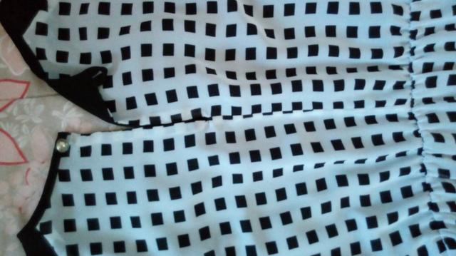 Vestido Estampado Quadricular - Foto 3