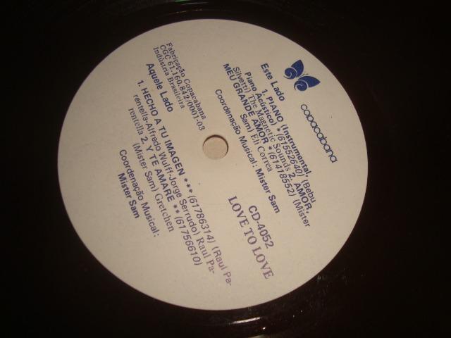 Disco Vinil formato coração, Love to Love, Magnetic Sounds, Gretchen. - Foto 5