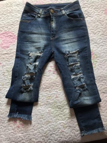 Calça Jeans despojada tamanho 36