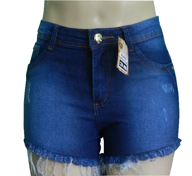 short curto feminino cintura alta