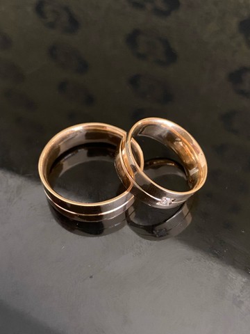Par de Alianças em Ouro 18K 20 gramas - Foto 4